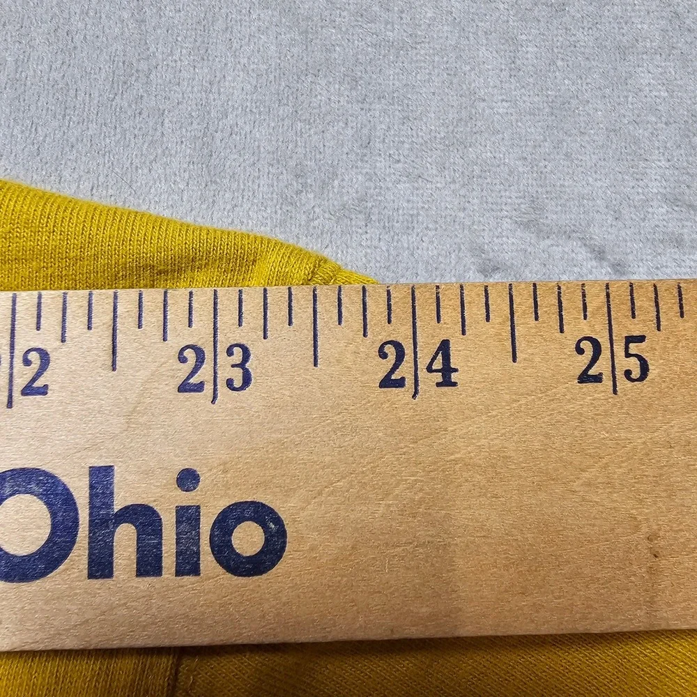 Duluth Trading Co Mens 2XL‎ Yellow Short Sleeve Crew Neck Workwear T-Shirt